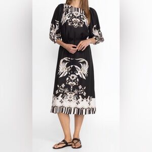 Johnny Was Viviette Midi Dress M